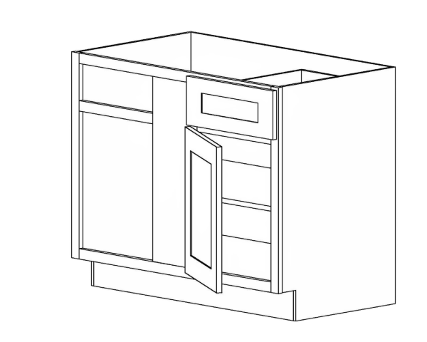 BB42-48BL<br>Base Blind 42-48 Left Blind