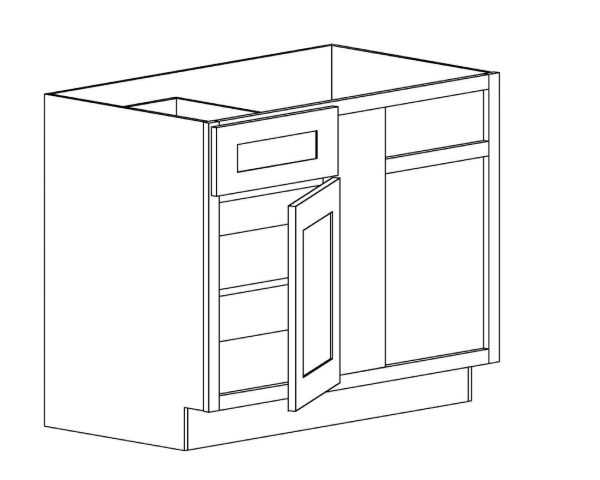 BB42-48BR<br>Base Blind 42-48 Right Blind