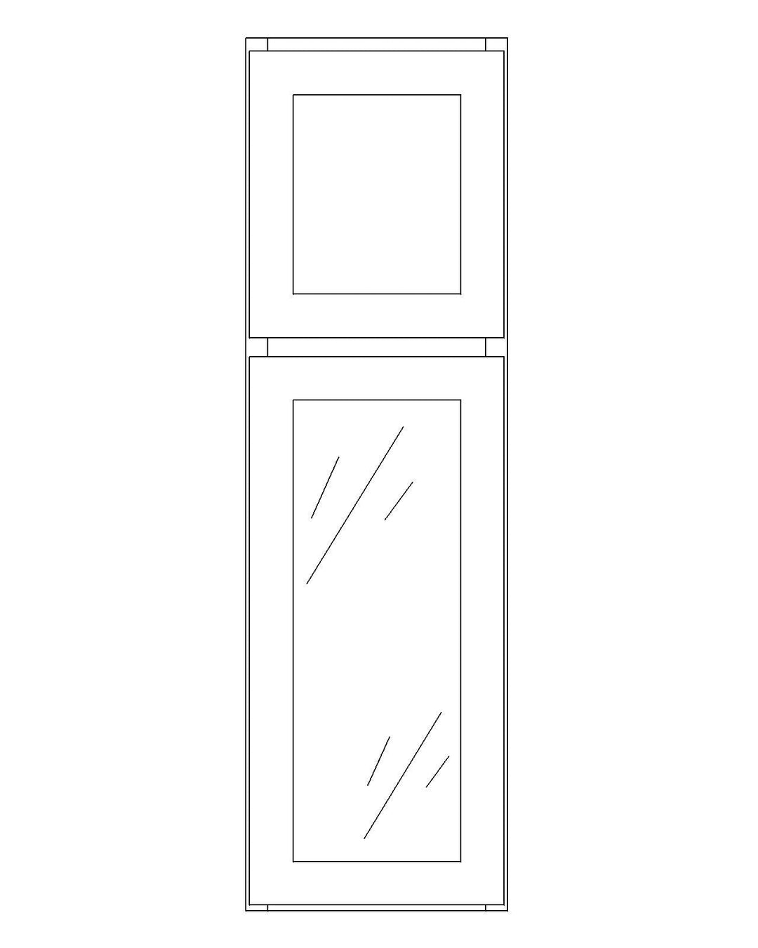 W1860R-F3-12D<br>White Shaker